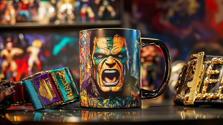 Le Mug Batista WWE : le verre idéal pour les passionnés de catch et collectionneurs WWE