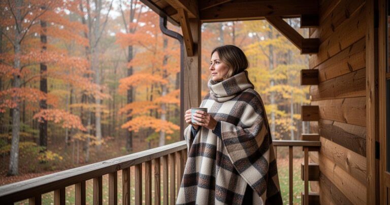 Pourquoi la cape façon plaid est le choix idéal pour un hiver cocooning et tendance ?